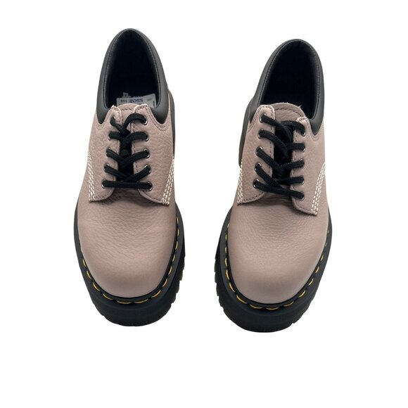 Dr. Martens  SIZE 7 Quad 8053 Platform Shoes Mauve Leather Lace-Up - Picture 2 of 8